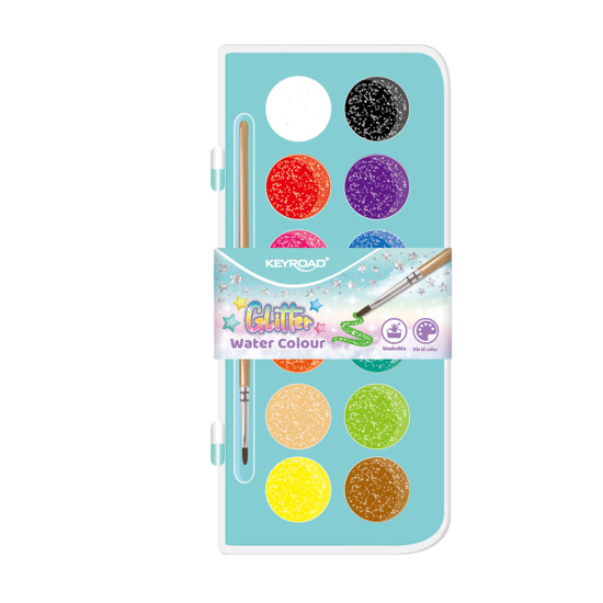 Акварель Keyroad KR972743NEW!, Pastel, С блестками