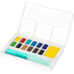 Akvareļu krāsu komplekts Faber-Castell Creative Studio, 12 krāsas