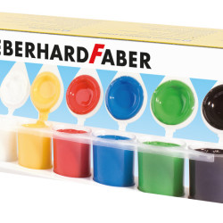 Гуашь EberhardFaber EFA Color School, Multicolor, Отстирываемая