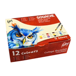 Guaša krāsas College 20ml, 12 krāsas