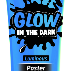 Plakātu krāsa Keyroad 75ml, luminiscējoša, zila