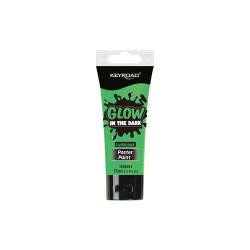 Plakātu krāsa Keyroad 75ml, luminiscējoša, zaļa