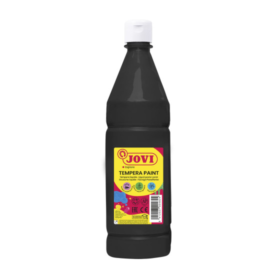 Guaša krāsa Jovi 1000ml, melna