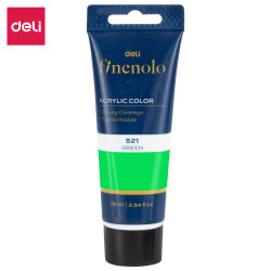 Akrila krāsa Deli Finenolo 521, 75ml, Green