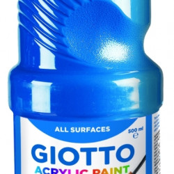 Akrila krāsa Giotto 500ml, zila