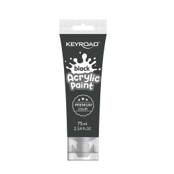 Akrila krāsa Keyroad 75ml, black