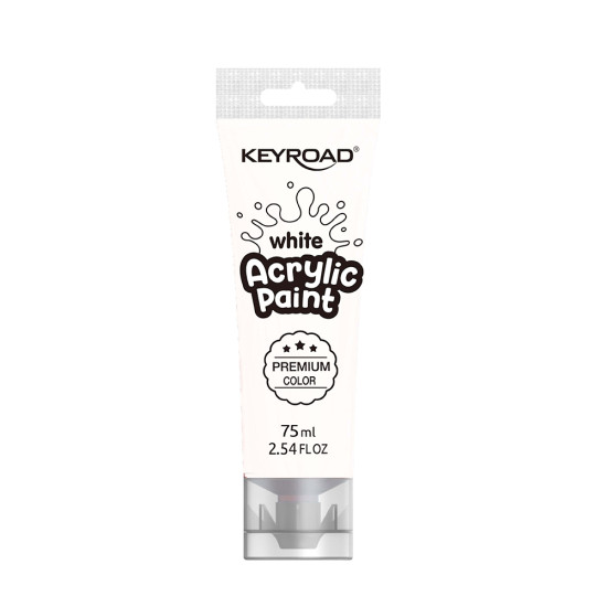 Akrila krāsa Keyroad 75ml, white