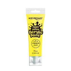 Akrila krāsa Keyroad 75ml, neon yellow