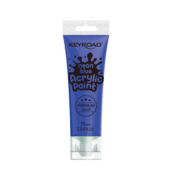 Akrila krāsa Keyroad 75ml, neon blue