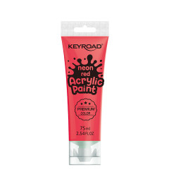 Akrila krāsa Keyroad 75ml, neon red