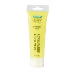*Akrila krāsa TopPoint, 83ml, citrondzeltena