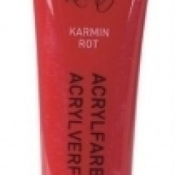 *Akrila krāsa TopPoint, 83ml, sarkana