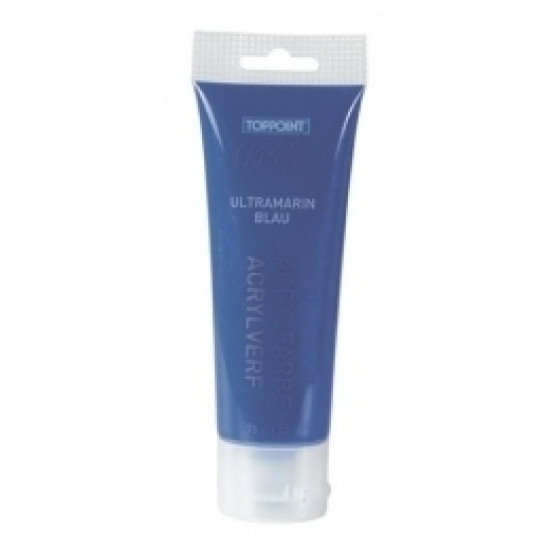 *Akrila krāsa TopPoint, 83ml, zila