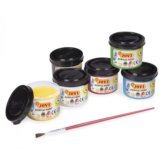 Akrila krāsas Jovi Decor 35ml, 6 krāsas