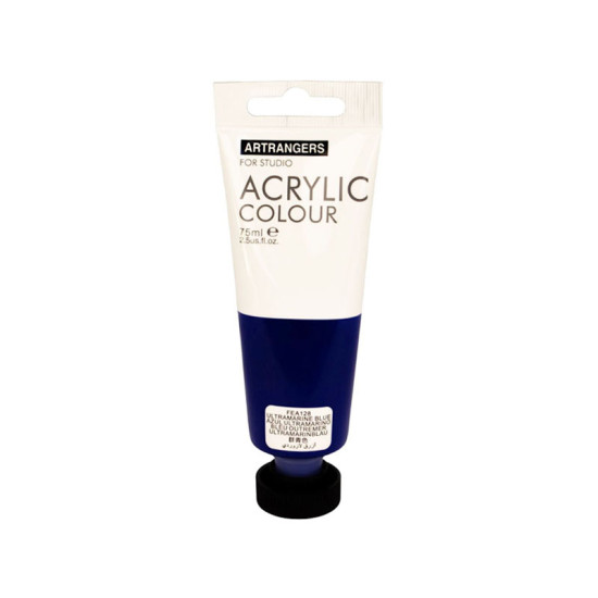 Акриловая краска Art Rangers Водостойкая FEA128, Ultramarine Blue, 75ml