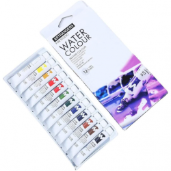 Akvareļu krāsas Art Rangers 12ml tūbiņā, 12 krāsas