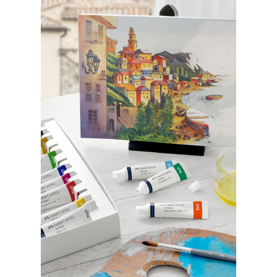 Масляные краски Faber-Castell Vibrant Colors Set, Multicolor, 12x 20мл