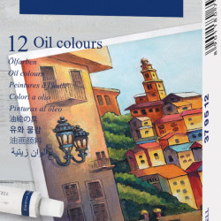 *Eļļas krāsas Faber-Castell, 12krāsasx9ml