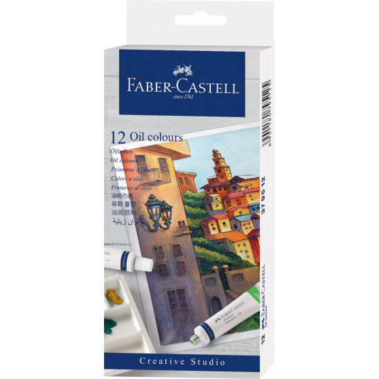 Масляные краски Faber-Castell Vibrant Colors Set, Multicolor, 12x 20мл