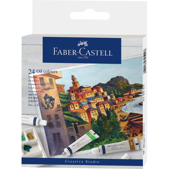 Масляные краски Faber-Castell Compact Set, Multicolor, 24x20мл