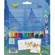 Цветные карандаши Faber-Castell Colour Grip Динозавр, Multicolor, Водорастворимые