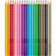 Цветные карандаши Faber-Castell Sparkle, Multicolor, Left-Handed Friendly