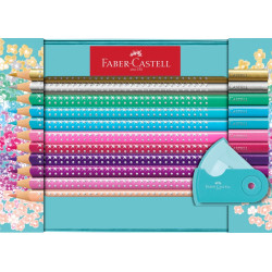 Цветные карандаши Faber-Castell Sparkle, Multicolor, Left-Handed Friendly