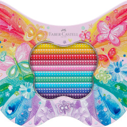Krāsainie zīmuļi Faber-Castell Sparkle Ladybug 20krāsas