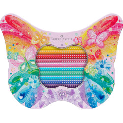 Krāsainie zīmuļi Faber-Castell Sparkle Ladybug 20krāsas