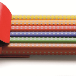 Trīsstūrveida krāsainie zīmuļi Faber-Castell Jumbo Grip, 6 krāsas