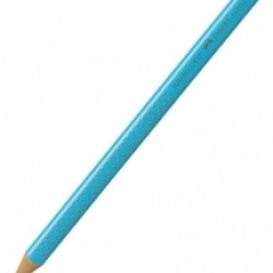 Trīsstūrveida krāsains zīmulis Faber-Castell Jumbo Grip, gaiši zils