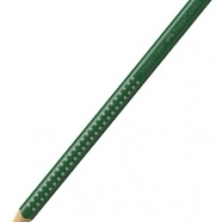 Trīsstūrveida krāsains zīmulis Faber-Castell Jumbo Grip, olīvu zaļš