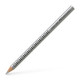 Trīsstūrveida krāsains zīmulis Faber-Castell Jumbo Grip, sudraba