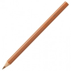 Trīsstūrveida krāsains zīmulis Faber-Castell Jumbo Grip, gaiši brūns