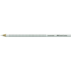 Krāsains zīmulis Faber-Castell Grip, balts