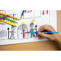 Цветные карандаши Faber-Castell Colour Grip, Multicolor, Водорастворимые