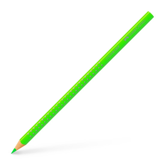 Krāsains zīmulis Faber-Castell Grip Neona zaļš