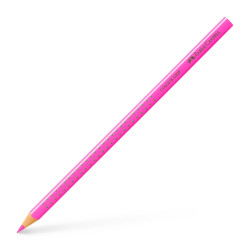 Krāsains zīmulis Faber-Castell Grip Neona rozā