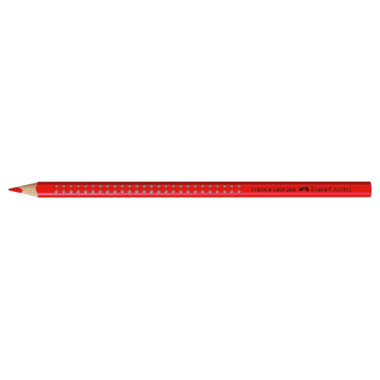 Krāsains zīmulis Faber-Castell Grip sarkans