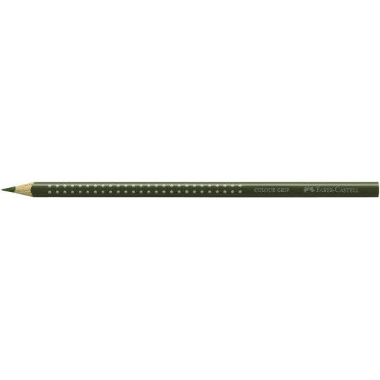 Krāsains zīmulis Faber-Castell Grip olīvu dzeltenzaļš