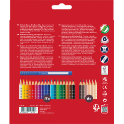 Цветные карандаши Faber-Castell Colour Grip, Multicolor, 6 оттенков кожи