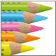 Trīsstūrveida krāsains zīmulis Faber-Castell Jumbo Grip, neona dzeltens