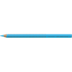 Текстовыделитель Faber-Castell Jumbo Grip Neon, Neon Blue, Не Просвечивает Бумагу