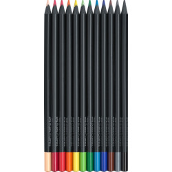 Цветные карандаши Faber-Castell Black Edition, Супермягкий грифель, Multicolor