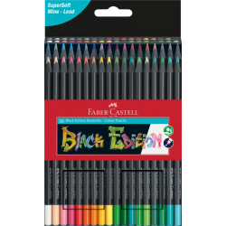 Цветные карандаши Faber-Castell Black Edition, Multicolor, Супермягкий грифель
