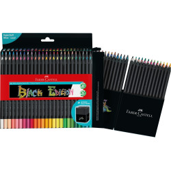 Карандаши цветные Faber-Castell Black Edition, Multicolor, Супермягкие грифели