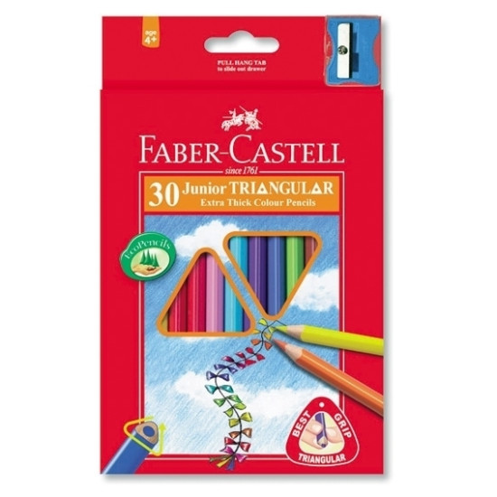 Цветные карандаши Faber-Castell Jumbo, Multicolor, Эргономичный Трехгранный Корпус