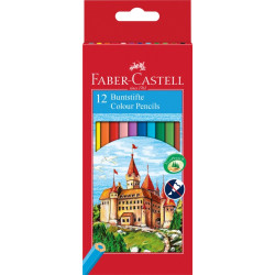Цветные карандаши Faber-Castell Classic Colour, Multicolor, Ударопрочный грифель