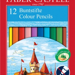 Цветные карандаши Faber-Castell Classic Colour, Multicolor, Ударопрочный грифель
