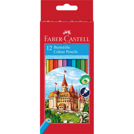 Цветные карандаши Faber-Castell Classic Colour, Multicolor, Ударопрочный грифель